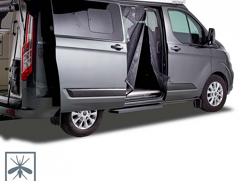 VANSHOWER  VANQUITO Muskietennet voor schuifdeur - Ford Nugget (2014-2023) - fijne mazen.